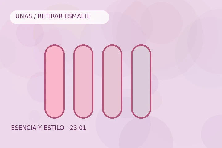 Composición complementaria para Consejos para retirar esmalte con cuidado