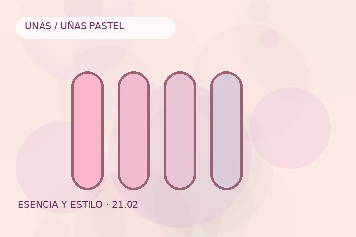 Detalle visual de Antes de empezar con uñas pastel