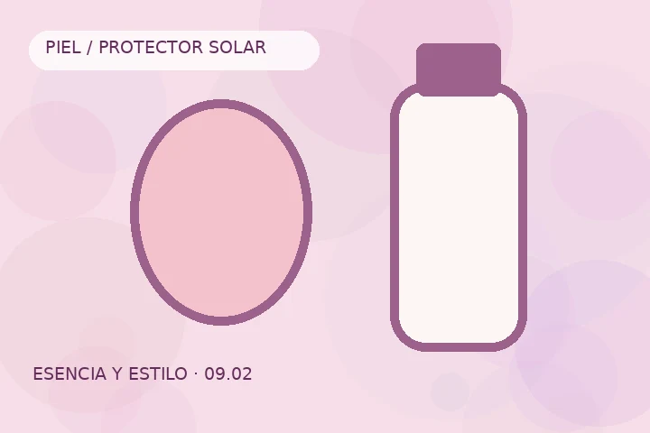 Detalle visual de Antes de empezar con protector solar