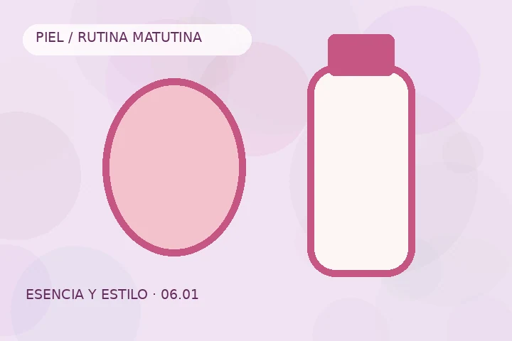 Composición complementaria para Rutina facial básica de mañana