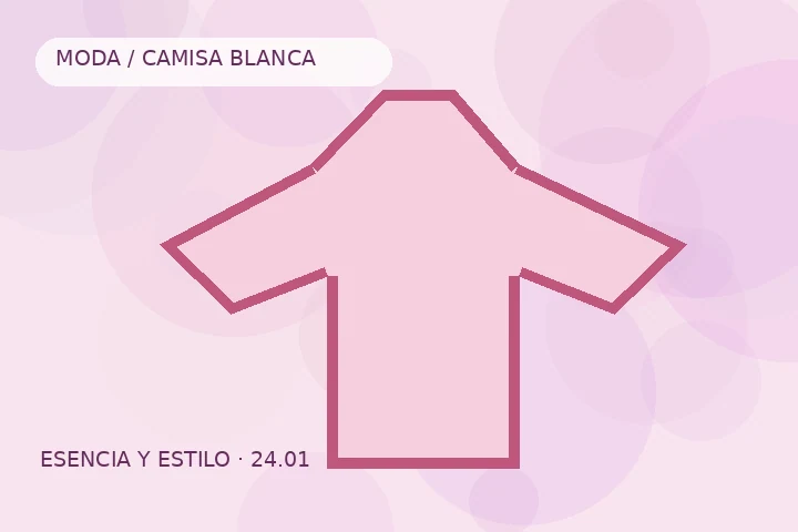 Composición complementaria para Una camisa blanca en cinco combinaciones